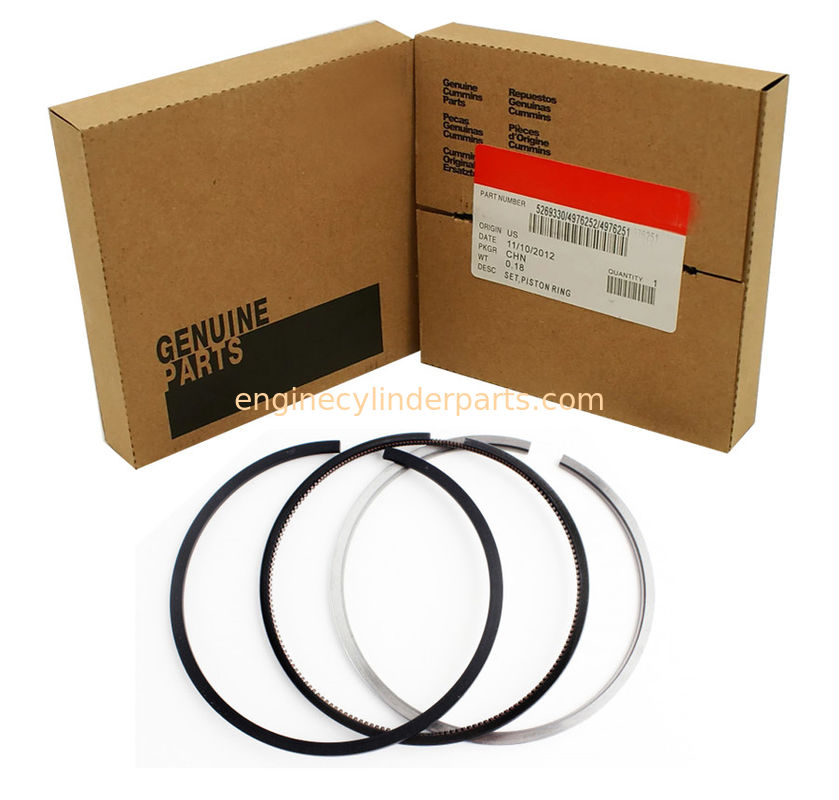 114mm Piston Ring Kit For Dongfeng Truck 6L ISLE375 Cummins 3802114